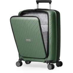 Alternative view of Hauptstadtkoffer Reisekoffer TXL Hartschale, Trolley 4 Rollen, Grün, Größe S, Mit Laptopfach