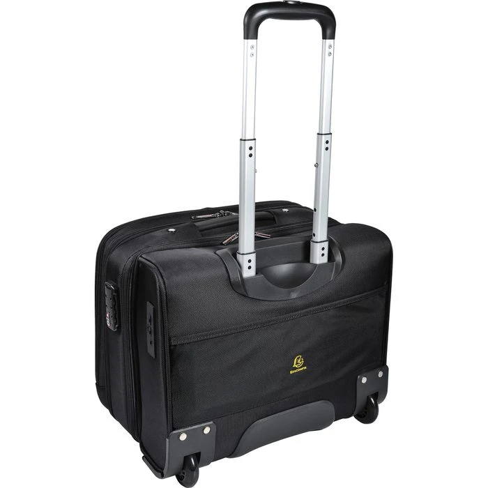 Exacompta Business-Trolley Exactive Exatrolley, 18534E, Polyester, Mit Laptopfach, Schwarz, 45L 7 Exacompta Business-Trolley Exactive Exatrolley, 18534E, Polyester, Mit Laptopfach, Schwarz, 45L – Bild 5