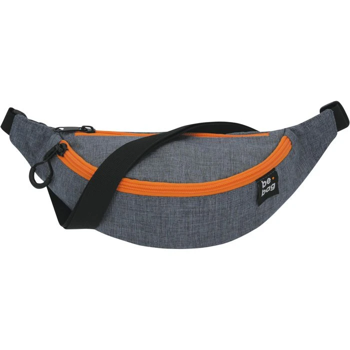 Herlitz Gürteltasche Be.agile Grey Melange, Grau / Orange, 2,5 Liter, Breite 34cm, Polyester 5 Herlitz Gürteltasche Be.agile Grey Melange, Grau / Orange, 2,5 Liter, Breite 34cm, Polyester – Bild 3