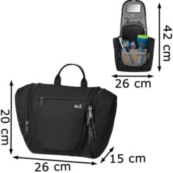 Jack Wolfskin Jack-Wolfskin Kulturbeutel Caddie, 8006841-6000, 5 Liter, Breite 26cm, Polyester, Schwarz 7 Jack Wolfskin Jack-Wolfskin Kulturbeutel Caddie, 8006841-6000, 5 Liter, Breite 26cm, Polyester, Schwarz -Eastpak Shop c018460b508091914bcda15294985fd66d1b168e kulturbeutel jack wolfskin caddie 8006841 6000