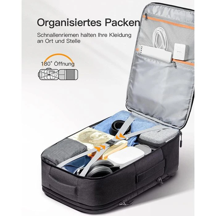Inateck Laptop-Rucksack BP03006, Bis 17,3 Zoll / 43,94 Cm, Polyester 4 Inateck Laptop-Rucksack BP03006, Bis 17,3 Zoll / 43,94 Cm, Polyester – Bild 2