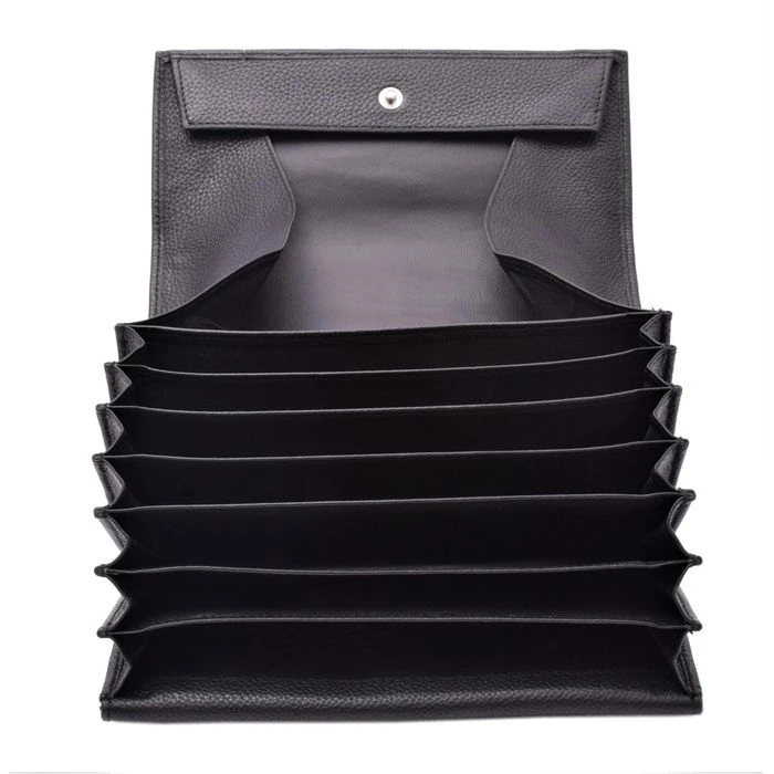 Menzo Kellnerbörse 916, Schwarz, Echt Rindsleder, 18,4 X 10,4cm 6 Menzo Kellnerbörse 916, Schwarz, Echt Rindsleder, 18,4 X 10,4cm – Bild 4