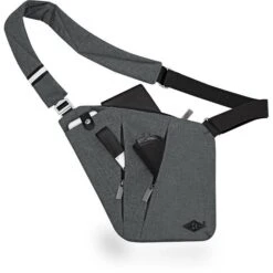 Alternative view of Wedo Umhängetasche 59351012, Sling Bag, Polyester, 31 X 23 X 2 Cm, Grau