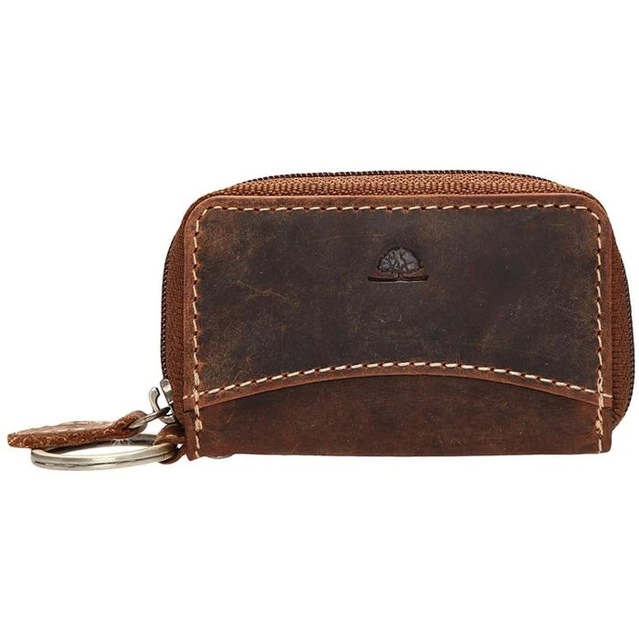 Greenburry Schlüsseltasche Vintage 1624-25, Echt Leder, Schlüsseletui, Braun 3 Greenburry Schlüsseltasche Vintage 1624-25, Echt Leder, Schlüsseletui, Braun