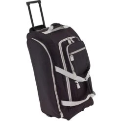Böttcher-AG Reisetasche 9P, Mit Rollen, Polyester, Grau / Schwarz, 75L, 75cm, Größe XL