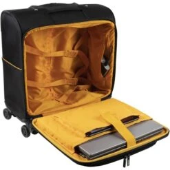 Alternative view of Exacompta Business-Trolley Exactive, 18834E, Polyester, Mit Laptopfach, Schwarz, 46L