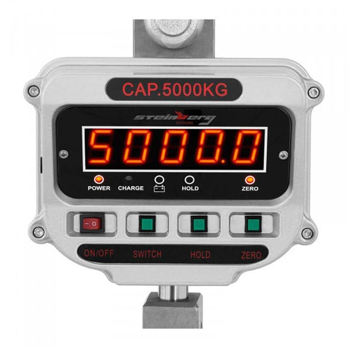 Steinberg-Systems Kranwaage SBS-KW-5TE, Mit Fernbedienung, Teilung 1kg/2kg, Bis 5000kg 4 Steinberg-Systems Kranwaage SBS-KW-5TE, Mit Fernbedienung, Teilung 1kg/2kg, Bis 5000kg – Bild 2