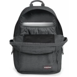 Alternative view of Eastpak Rucksack Padded Double Black Denim, Dunkelgrau, Laptopfach, Nylon, 24L, 47cm