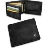 GenTo Geldbörse Manhattan, Kunstleder, Herren, RFID Schutz, Münzfach, Druckknopf, Schwarz -Eastpak Shop d028613c85fdc0257996979dbad3b85269cbd0b2 geldboerse gento manhattan kunstleder