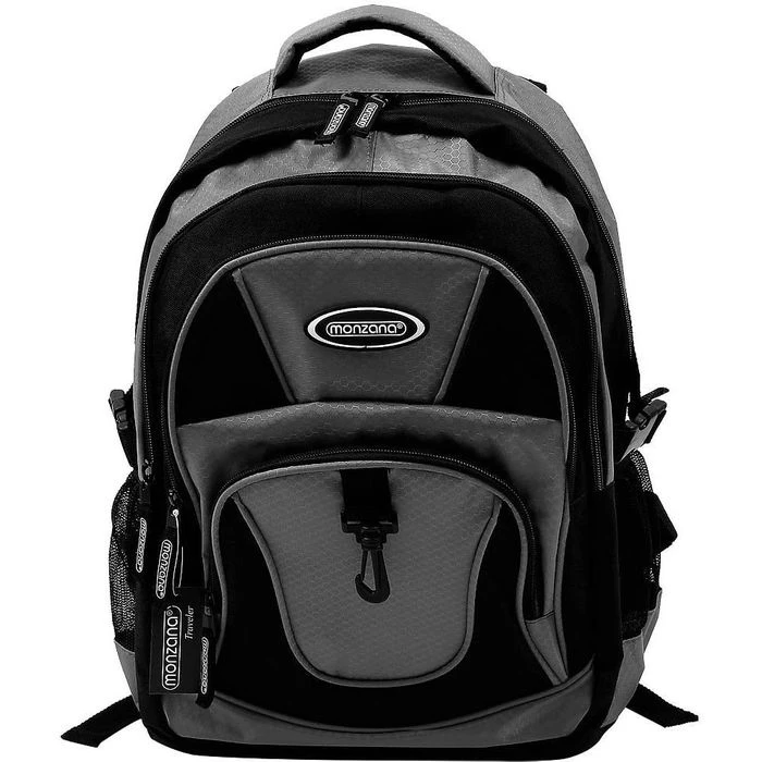 Monzana Rucksack 102386, Schwarz/grau Laptopfach Polyester 34L 46cm 3 Monzana Rucksack 102386, Schwarz/grau Laptopfach Polyester 34L 46cm