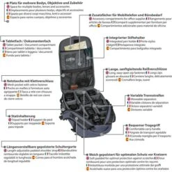 Pedea Kamerarucksack Fashion, Tabletfach, Regenhülle, Grau 10 Pedea Kamerarucksack Fashion, Tabletfach, Regenhülle, Grau -Eastpak Shop d1633b4e028a3a62dc3eb7099fe49179346aacce kamerarucksack pedea fashion