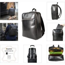 Exacompta Laptop-Rucksack Exactive, 17637E, Bis 15,6 Zoll / 39,6 Cm, Echt Leder -Eastpak Shop d43ae4ee834b0519ae4327274a8f719406ec862b laptop rucksack exacompta exactive 17637e