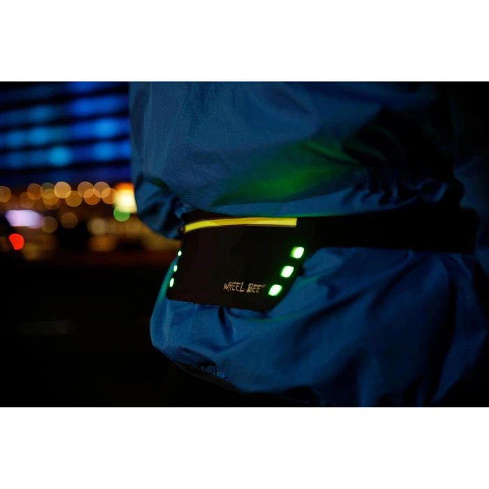 Wheel-Bee Gürteltasche Night Runner, Mit LED-Licht, Schwarz, 0,5 Liter, Breite 24cm, Neopren 9 Wheel-Bee Gürteltasche Night Runner, Mit LED-Licht, Schwarz, 0,5 Liter, Breite 24cm, Neopren – Bild 7