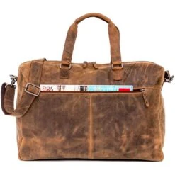 Almadih Reisetasche Kane, Echt Leder, Braun Vintage, 19 Liter, 50cm, Größe S 10 Almadih Reisetasche Kane, Echt Leder, Braun Vintage, 19 Liter, 50cm, Größe S -Eastpak Shop d66e848b5ff2eae806e5e735566d4816feac3e2f reisetasche almadih kane
