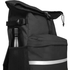Eastpak Rucksack Maclo BIKE Tarp Black EK0A5BD4O131, Roll-Top, Schwarz, Laptopfach, Polyester, 31L, 56cm -Eastpak Shop d84e58a7e3de6eac955361525735c62e18d9556c rucksack eastpak maclo bike tarp black roll top