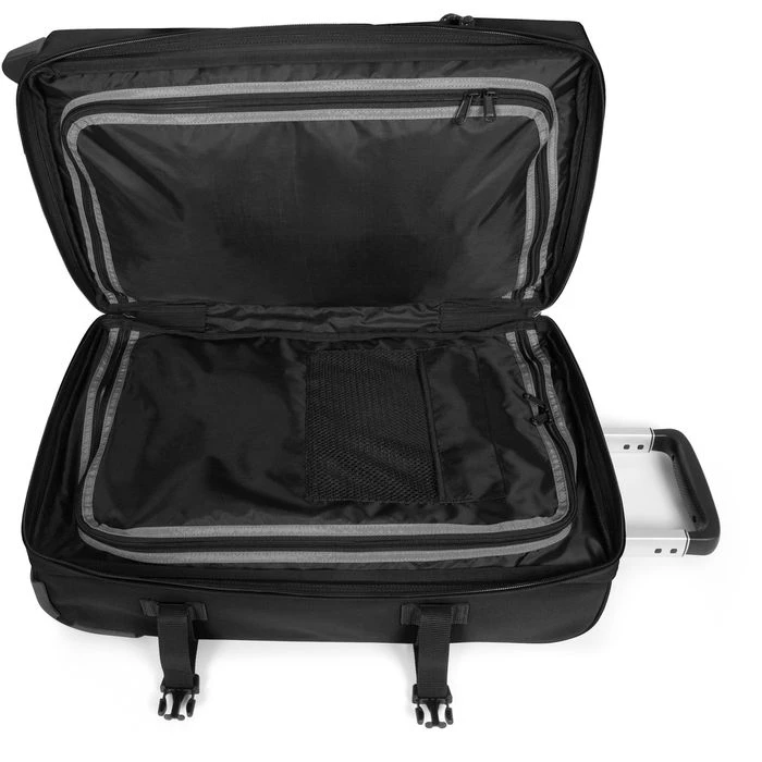 Eastpak Reisekoffer Transit'R S Weichschale, Trolley, 2 Rollen, Schwarz, 42L, 51cm, Größe S 4 Eastpak Reisekoffer Transit'R S Weichschale, Trolley, 2 Rollen, Schwarz, 42L, 51cm, Größe S – Bild 2
