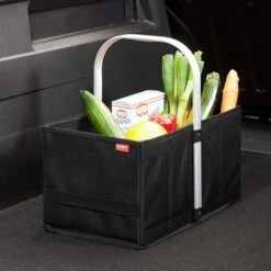 Achilles Einkaufskorb Handle-Box, Faltbar, Schwarz, 40 X 24 X 20cm -Eastpak Shop dd518f47521addeb81628cff07019c9efb6b5dc7 einkaufskorb achilles handle box