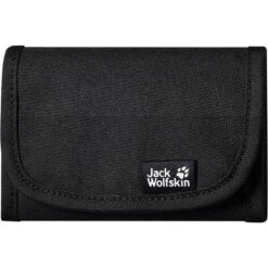 Jack Wolfskin Jack-Wolfskin Geldbörse Mobile Bank, 8006781-6000, Polyester, Münzfach, Klettverschluss, Schwarz