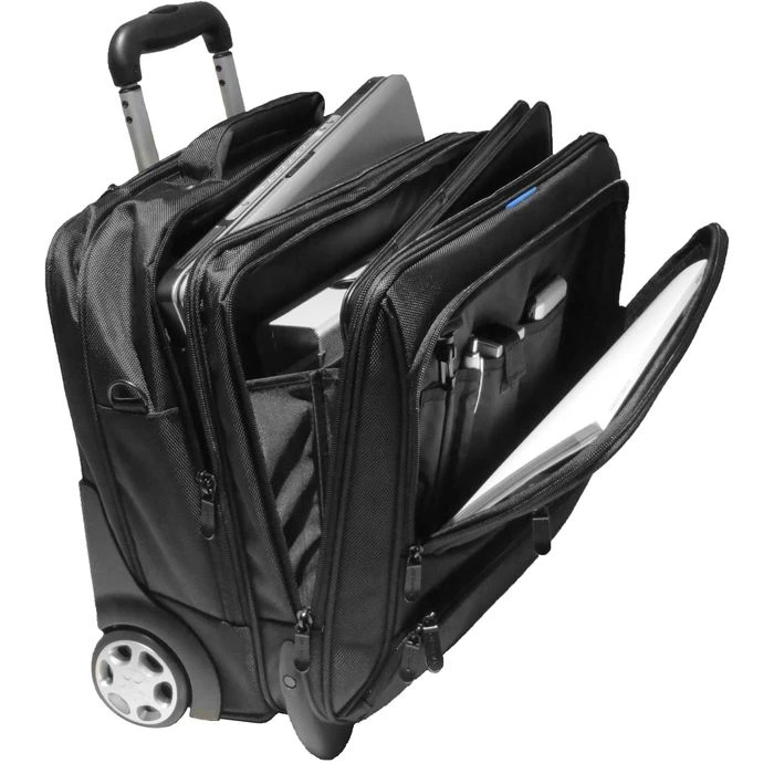 Dermata Business-Trolley Office Case 3486NY, Nylon, Mit Laptopfach, Schwarz, 31L 4 Dermata Business-Trolley Office Case 3486NY, Nylon, Mit Laptopfach, Schwarz, 31L – Bild 2