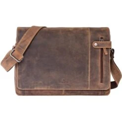 Almadih Umhängetasche Dylan, Echt Leder, 37 X 27 X 8cm, Braun Vintage -Eastpak Shop e4aa8d096c017719bb9cb6bdfcbaf837572ed104 umhaengetasche almadih dylan