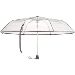 Alternative view of Böttcher-AG Regenschirm Carlo Milano Taschenschirm, Transparent, Öffnungsautomatik, Geschlossen 29cm