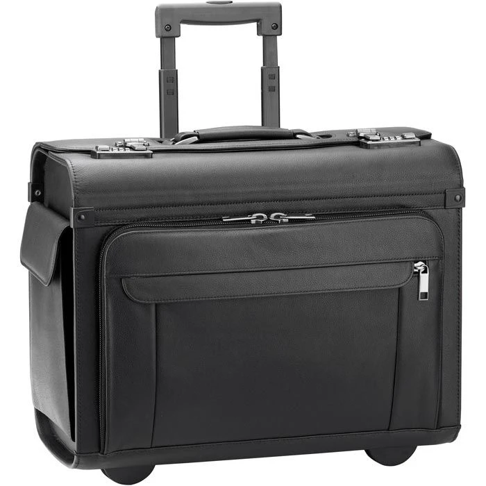 D&N Pilotenkoffer Business & Travel 2865, Trolley, Vollrindleder, Schwarz, 37L 3 D&N Pilotenkoffer Business & Travel 2865, Trolley, Vollrindleder, Schwarz, 37L