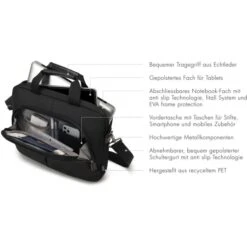 Dicota Laptoptasche Eco Slim Case Pro, D30990-RPET, Bis 14,1 Zoll / 35,8 Cm Laptops, Recyceltes PET -Eastpak Shop f7dcb277cfe84708bc0e43446ff2916dbfecfa37 laptoptasche dicota eco slim case pro d30990 rpet