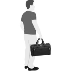 Alternative view of D&N Reisetasche 7712 Bags & More, Polyester, Schwarz, 47 Liter, 54cm, Größe S