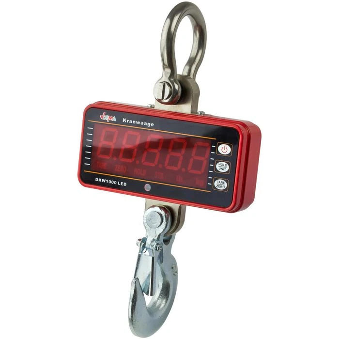 DEMA Kranwaage DKW1000 LED, 24299, Mit Fernbedienung, Teilung 500g, Bis 1000kg 3 DEMA Kranwaage DKW1000 LED, 24299, Mit Fernbedienung, Teilung 500g, Bis 1000kg