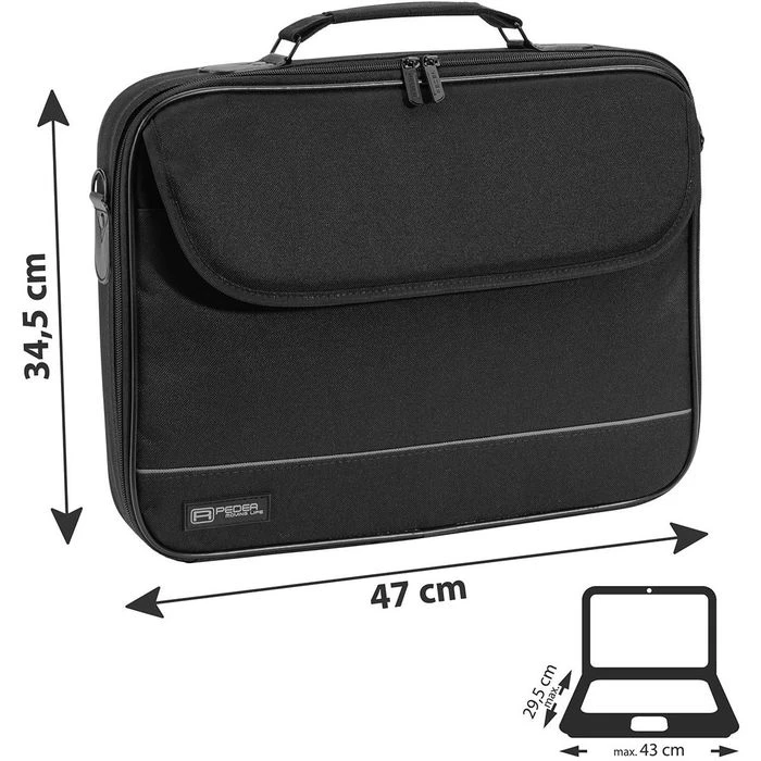Pedea Laptoptasche Fair, 66068020, Bis 17,3 Zoll / 43,9 Cm Laptops, Nylon 8 Pedea Laptoptasche Fair, 66068020, Bis 17,3 Zoll / 43,9 Cm Laptops, Nylon – Bild 6