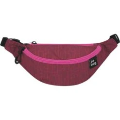 Herlitz Gürteltasche Be.agile Geo Lines Berry, Damen, Rot / Pink, 2,5L, Breite 34cm, Polyester